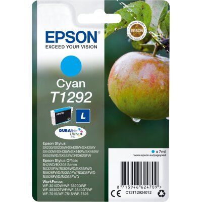 Epson Ink T1292 (Cyan), original (C13T12924010)